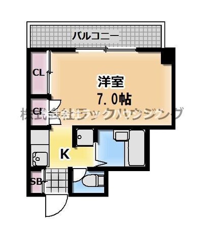 グリーンハイツ今津の物件間取画像